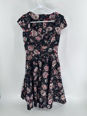 Hell Bunny Sugar Skull Dress | Small